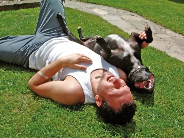 cane e uomo