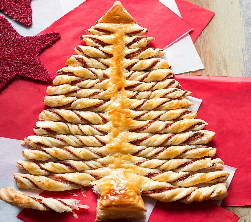 Albero Di Natale Pasta Sfoglia E Nutella.Albero Di Natale Di Pasta Sfoglia Donnaweb Net