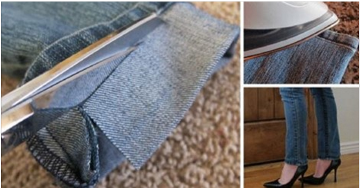 Con questo metodo non dovrai più pagare per accorciare i pantaloni Con questo metodo non dovrai più pagare per accorciare i pantaloni