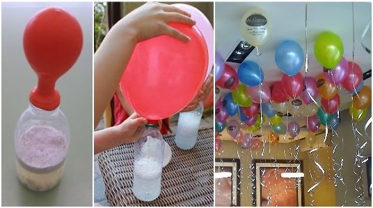 Come far volare i palloncini senza elio ma con un procedimento fai da