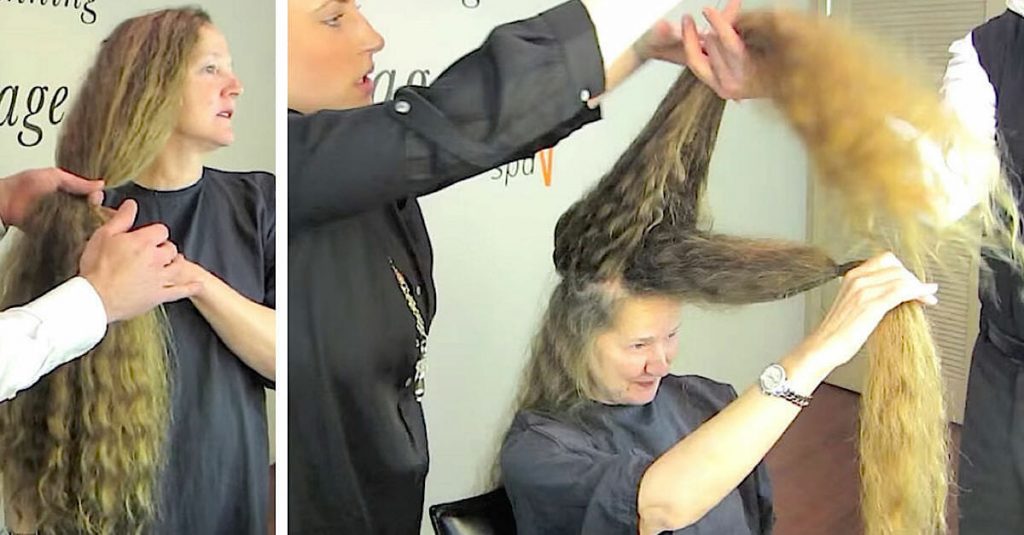 1 metro di capelli forse erano esagerati!